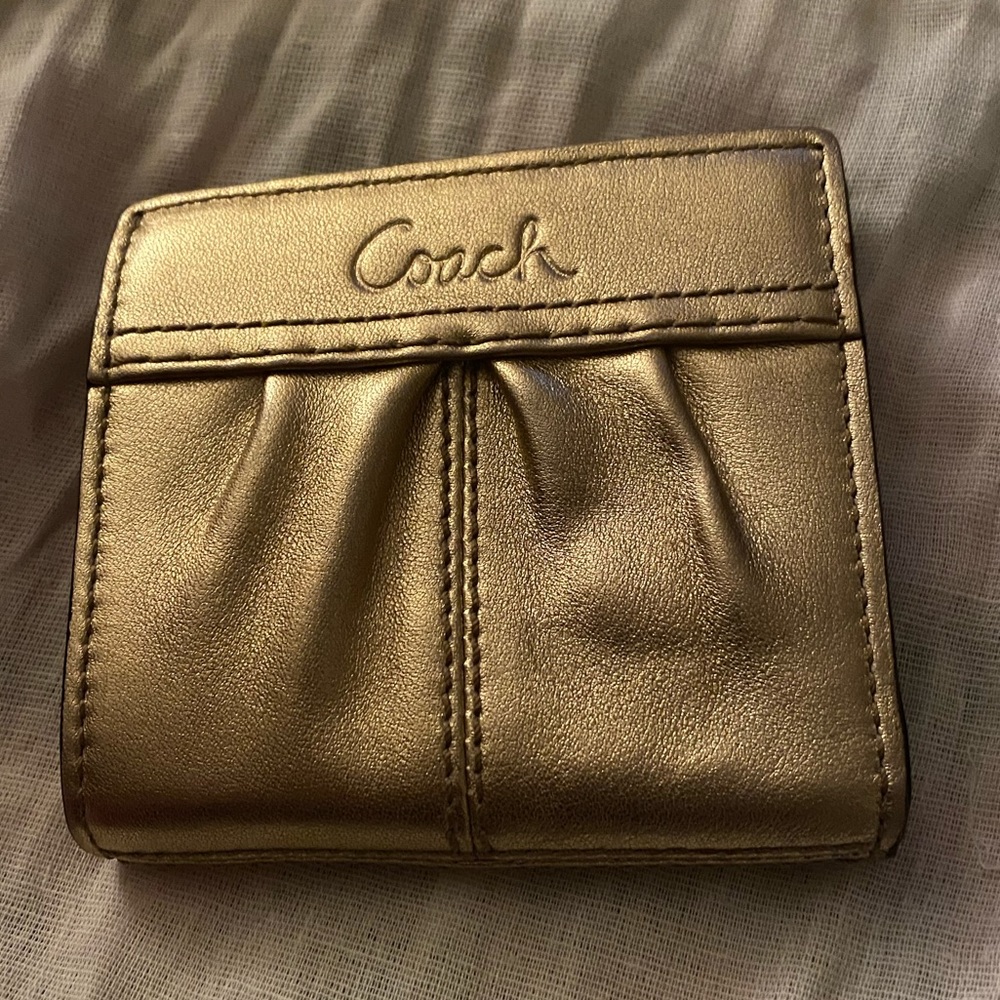 Gold Coach wallet